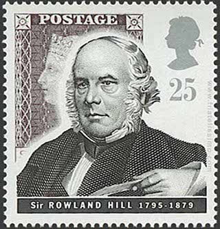 segell dedicat a Rowland Hill